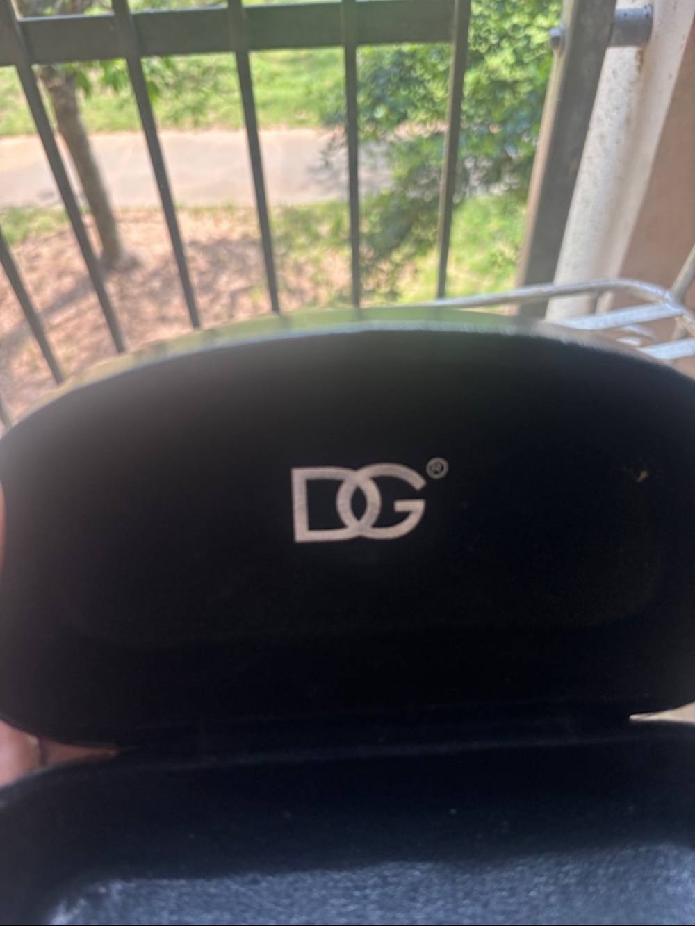 Dolce & Gabbana Black Eyewear Case with Silver DG Emblem - Picture 9 of 9
